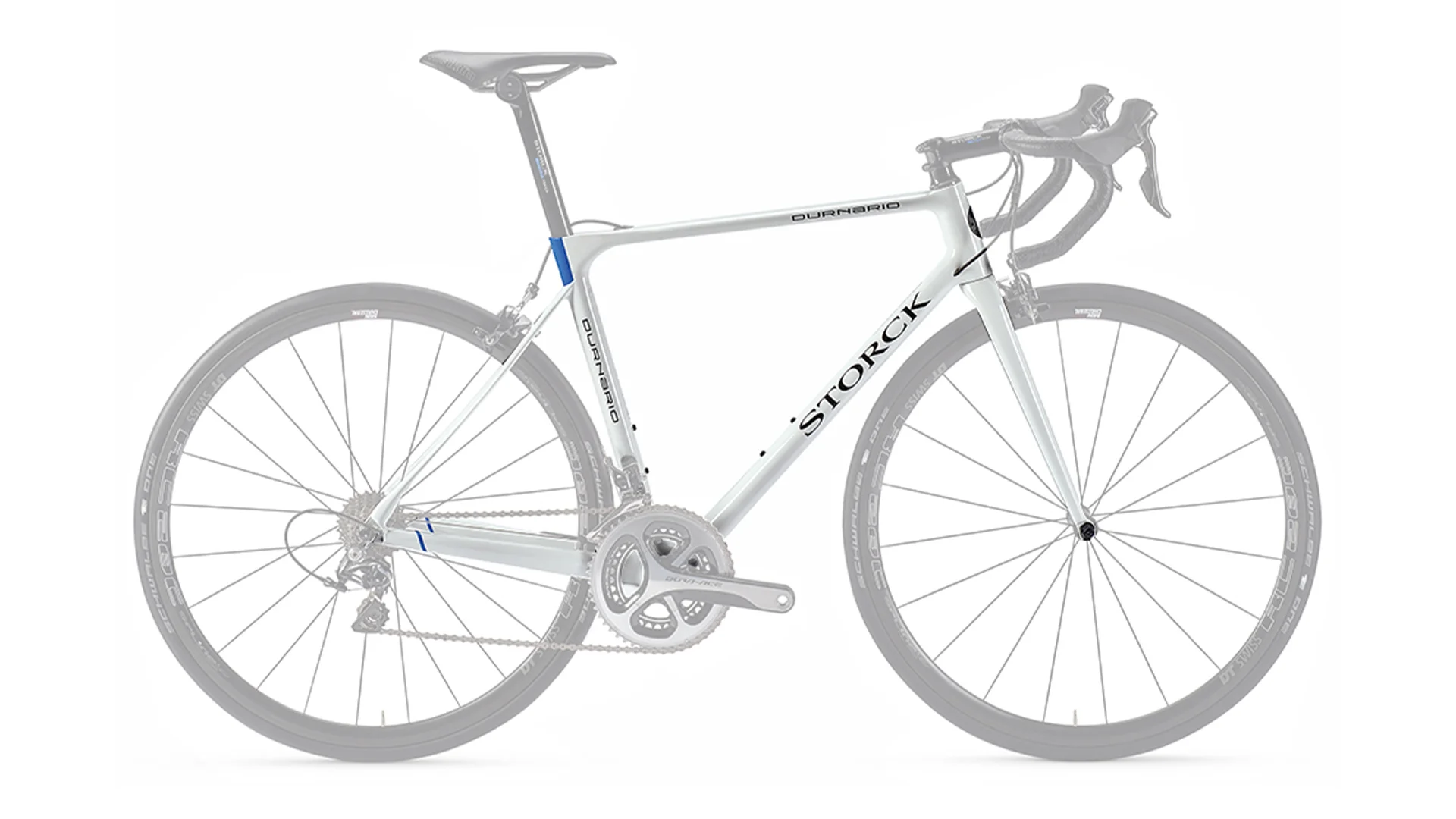 Rahmenset Durnario Pro G1 XL weiß-blau Rahmenset Durnario Pro G1 XL weiß-blau