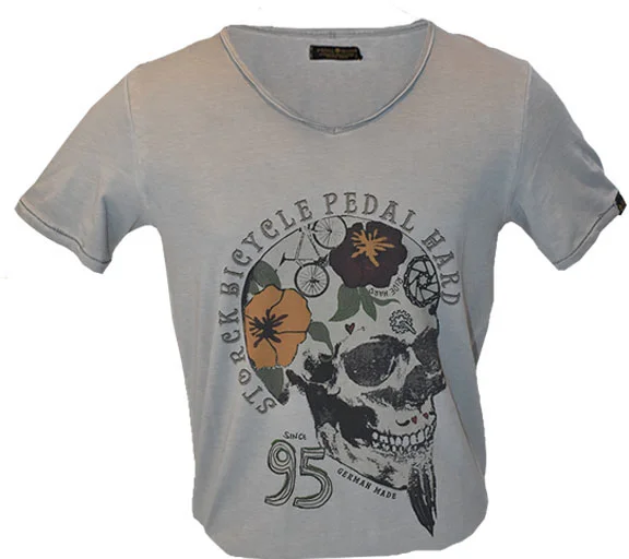 STORCK T-Shirt "Pedal hard '95" Grau L