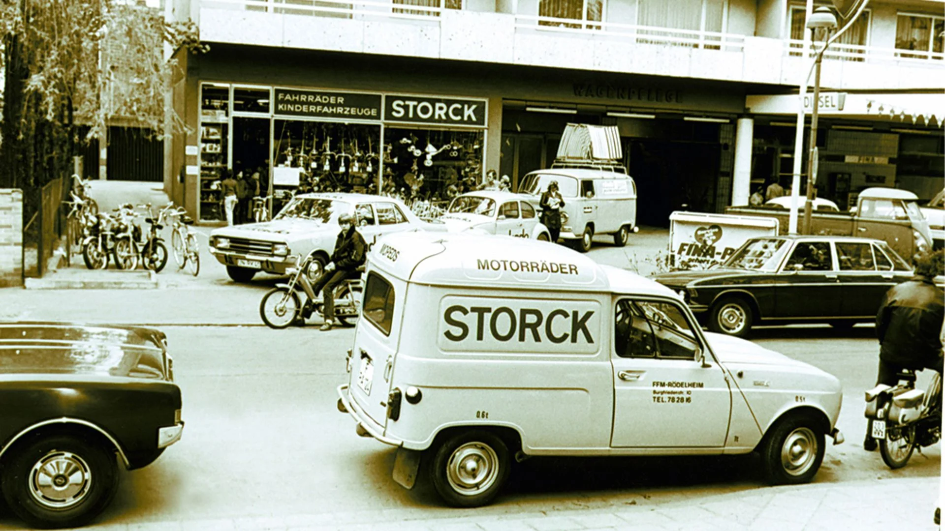 Fahrradladen der Familie Storck in Frankfurt-Rödelheim